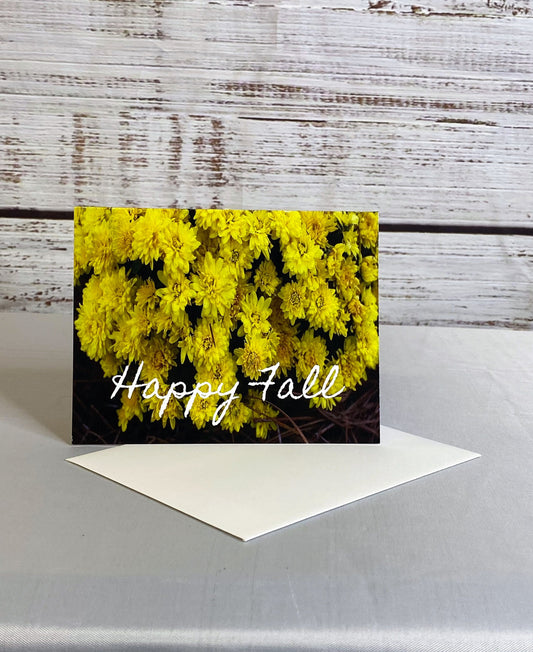 Floral Fall Notecards: Blank Inside, Set of 6