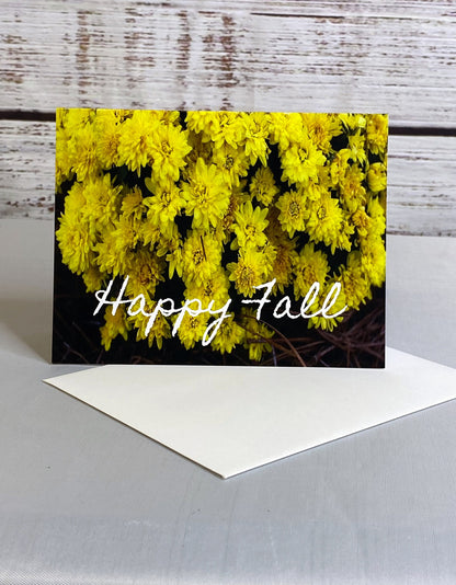 Floral Fall Notecards: Blank Inside, Set of 6