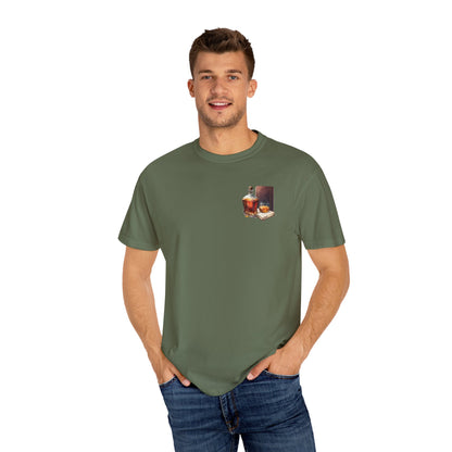 Neat Whiskey Unisex T-shirt Garment-Dyed for Whiskey Lovers