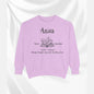 Aries Zodiac Sweatshirt, Cozy Astrology Gift, Horoscope Apparel, Astrology Sweatshirt, Unisex Gifts for Astrologers