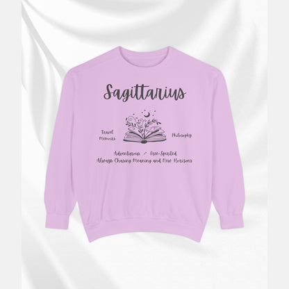 Sagittarius Astrology Sweatshirt, Cozy Unisex Style, Gift for Astrology Lovers, Zodiac Apparel, Astrology Birthday Gift