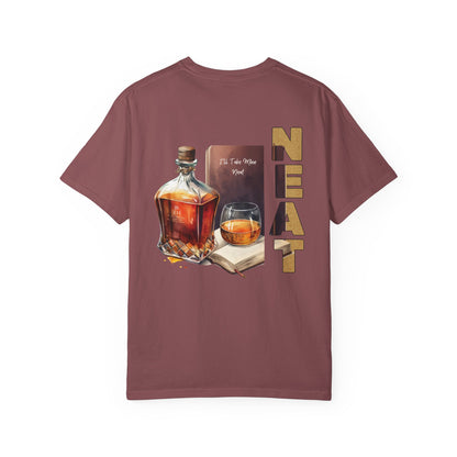 Neat Whiskey Unisex T-shirt Garment-Dyed for Whiskey Lovers