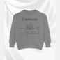 Capricorn Book Lover Sweatshirt, Capricorn zodiac long sleeve sweatshirt