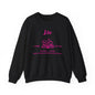 Leo Book Lover Sweatshirt , Book Lover Sweatshirt, Black, White or Light Pink, Bright Pink Design