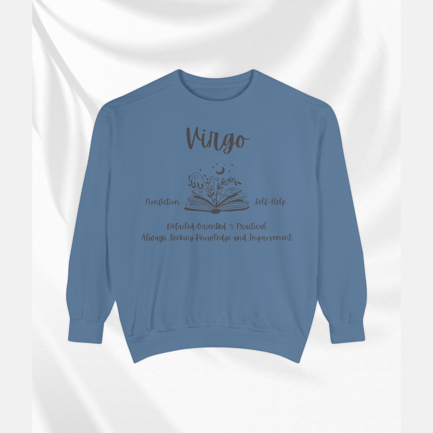 Virgo Zodiac Book Lover Sweatshirt
