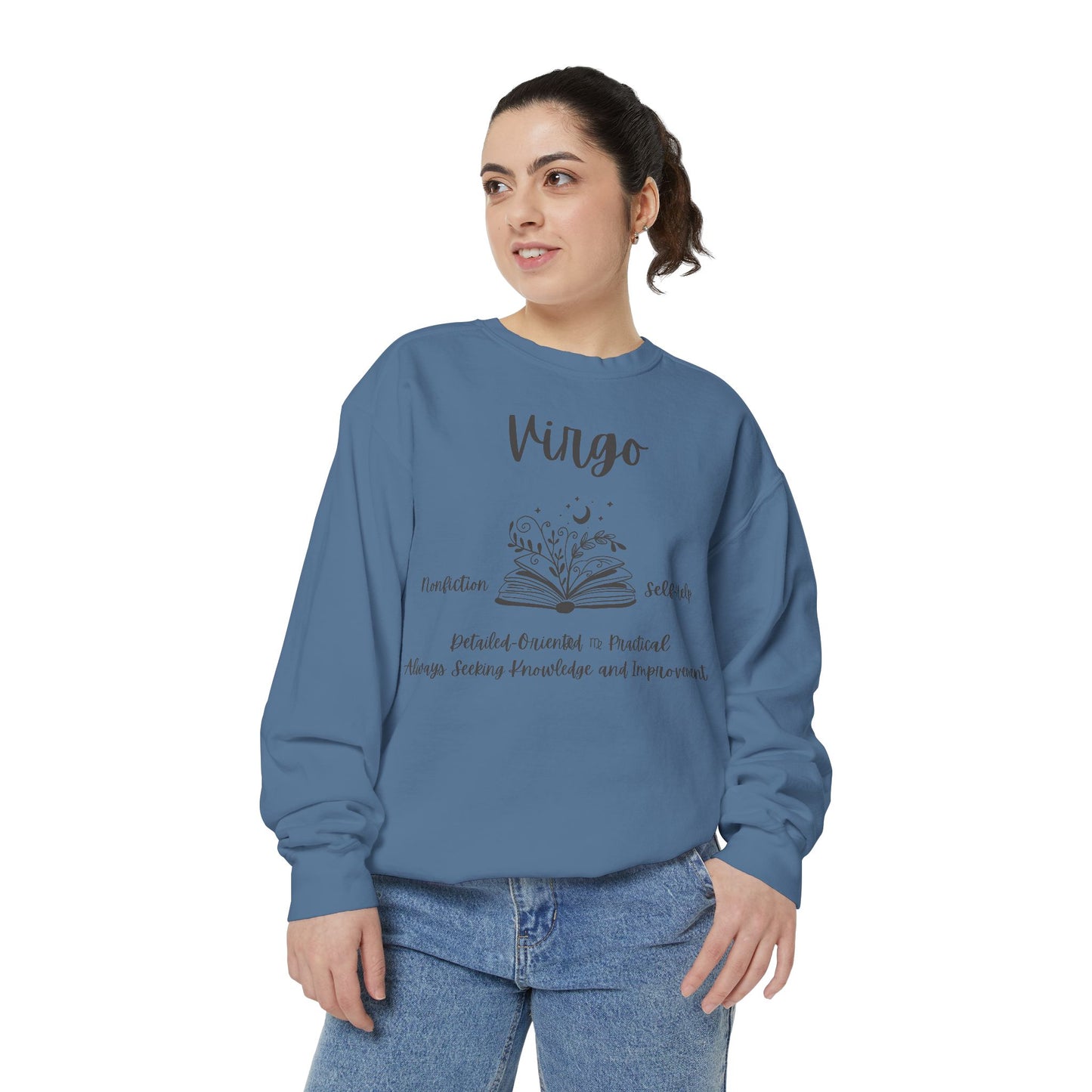 Virgo Zodiac Book Lover Sweatshirt