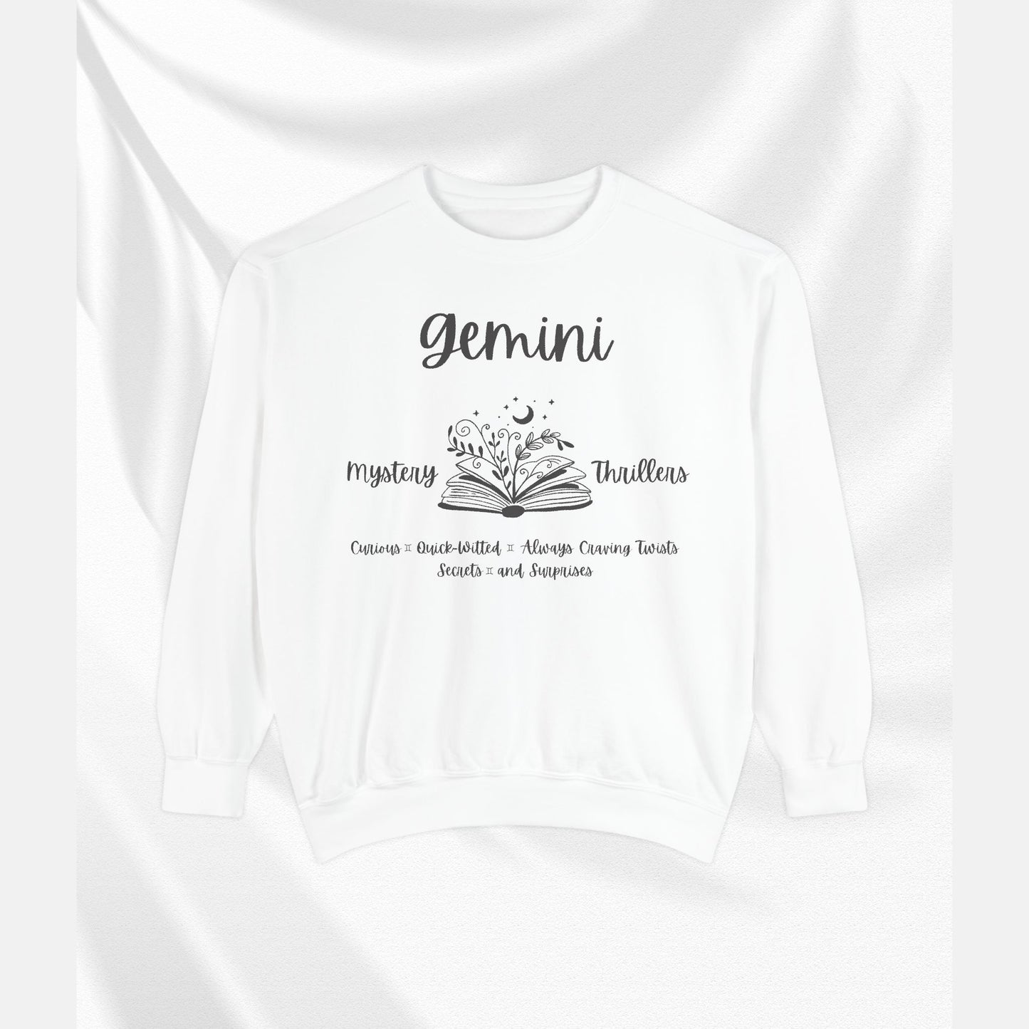 Gemini Book Lover Sweatshirt