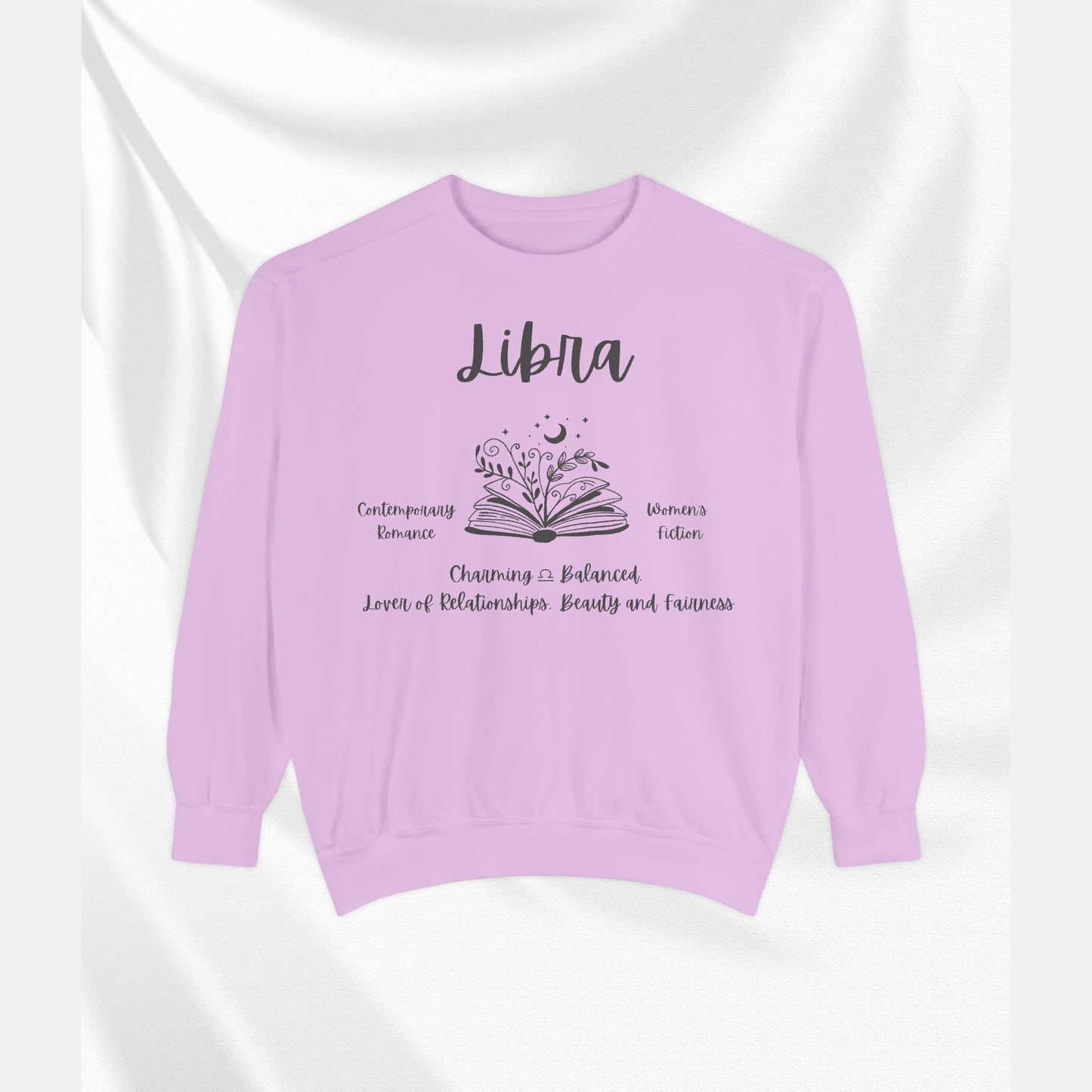 Libra Horoscope Sweatshirt | Cozy Astrology Gift, Unisex Fashion, Balanced Energy Apparel, Birthday Present, Zodiac Style