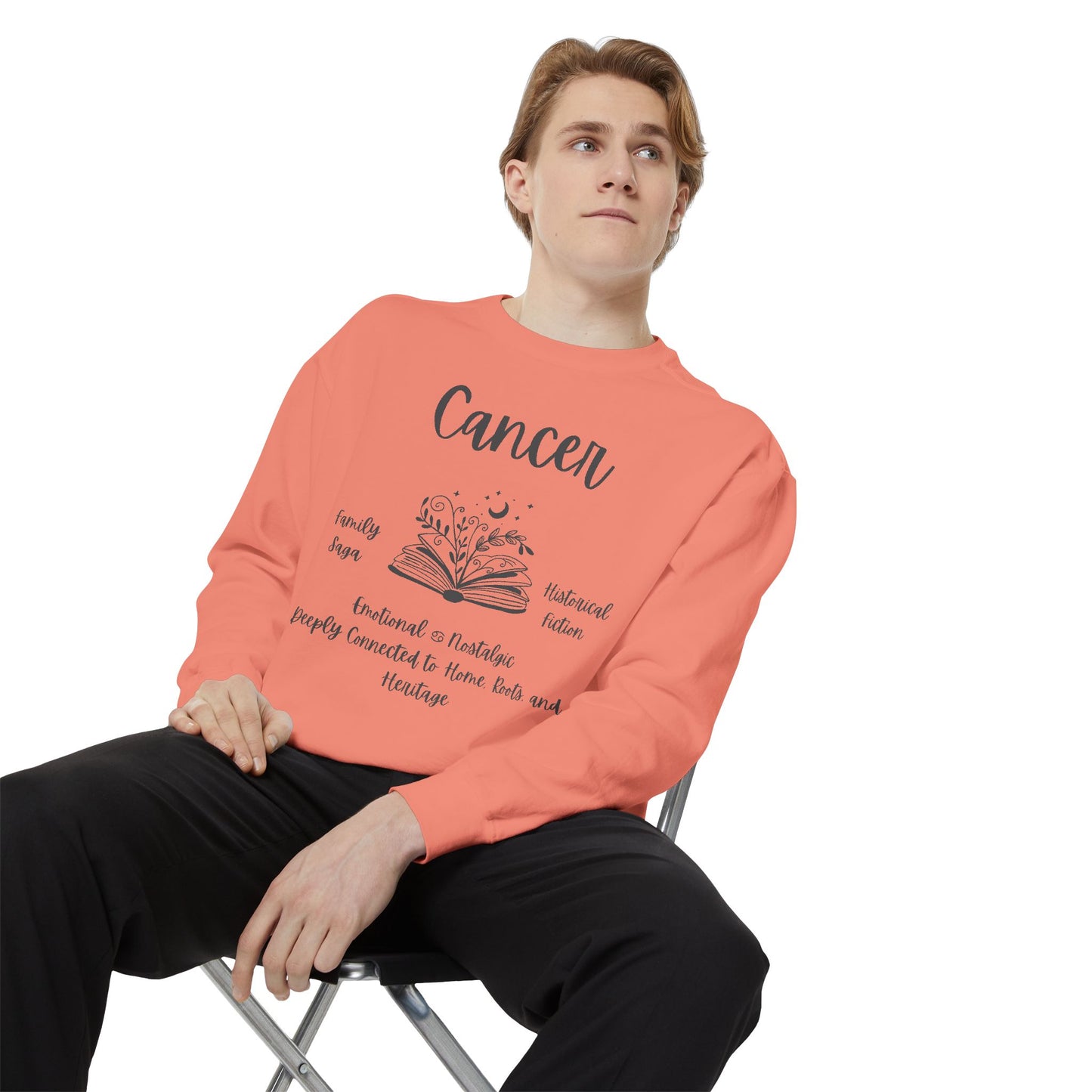 Cancer Zodiac Sweatshirt, Unisex Astrology Apparel, Vintage-Style Gift, Cozy Astrology Sweatshirt, Perfect for Zodiac Lovers, [...]