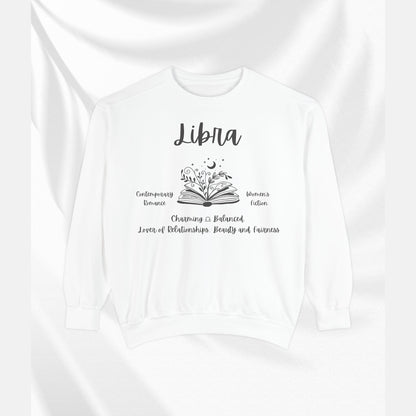 Libra Horoscope Sweatshirt | Cozy Astrology Gift, Unisex Fashion, Balanced Energy Apparel, Birthday Present, Zodiac Style