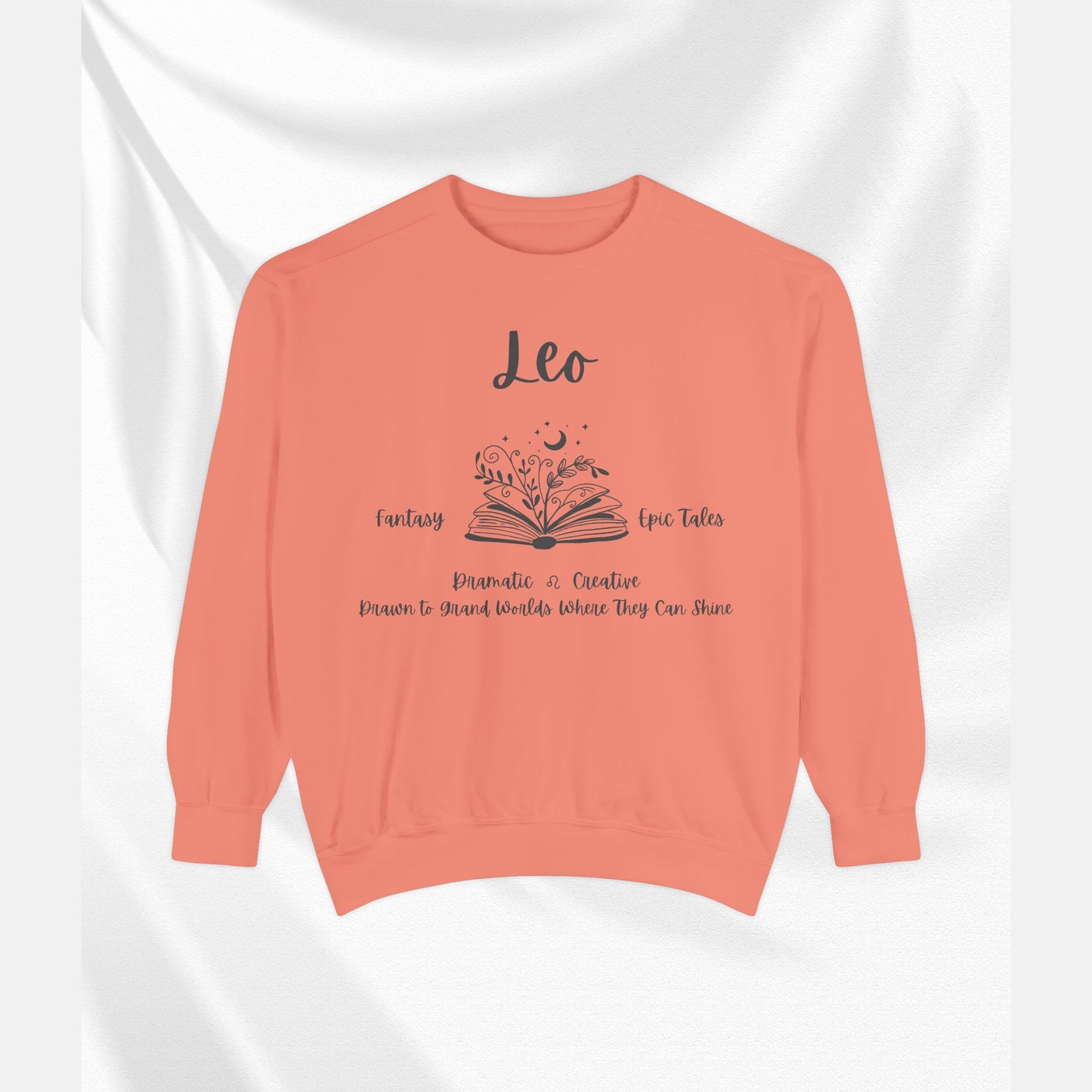 Unisex Leo Horoscope Sweatshirt - Cozy Astrology Apparel, Zodiac Gift, Astrology Lover Sweater, Celestial Style, Personalized Birthday Gift