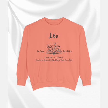 Unisex Leo Horoscope Sweatshirt - Cozy Astrology Apparel, Zodiac Gift, Astrology Lover Sweater, Celestial Style, Personalized Birthday Gift