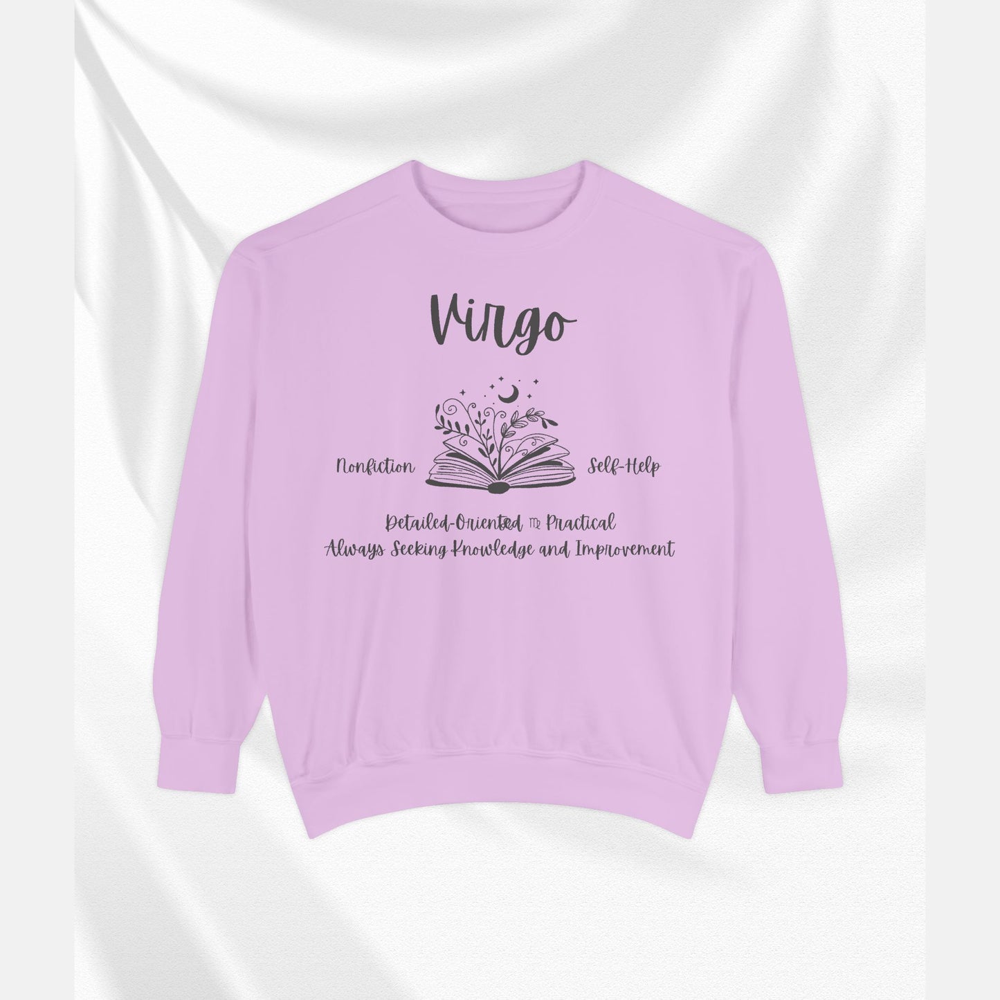 Virgo Zodiac Book Lover Sweatshirt