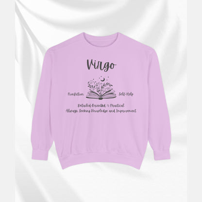 Virgo Zodiac Book Lover Sweatshirt