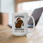 Capybara Christmas Mug | White Elephant gift, 15 oz Funny Holiday Coffee Cup | Cute Santa Capybara Gift