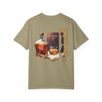 Neat Whiskey Unisex T-shirt Garment-Dyed for Whiskey Lovers