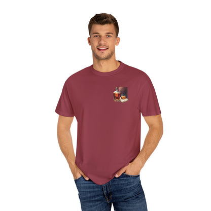 Neat Whiskey Unisex T-shirt Garment-Dyed for Whiskey Lovers