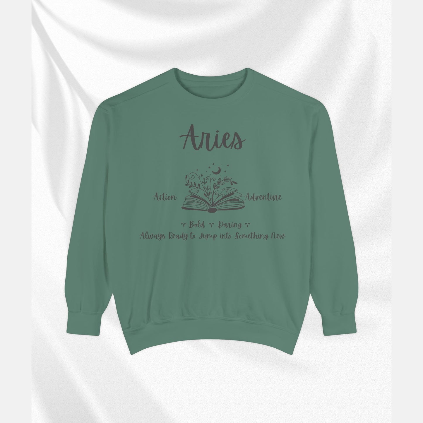Aries Zodiac Sweatshirt, Cozy Astrology Gift, Horoscope Apparel, Astrology Sweatshirt, Unisex Gifts for Astrologers