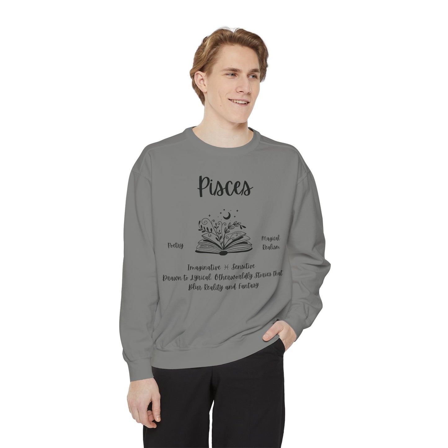 Pisces Booklover Sweatshirt, Booklover sweatshirt for everyday