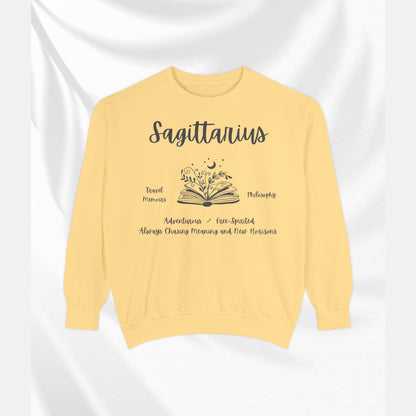 Sagittarius Astrology Sweatshirt, Cozy Unisex Style, Gift for Astrology Lovers, Zodiac Apparel, Astrology Birthday Gift