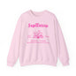 Sagittarius Book Lover Sweatshirt,  Black,  White or Light Pink, Bright Pink Design