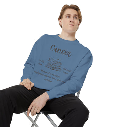 Cancer Zodiac Sweatshirt, Unisex Astrology Apparel, Vintage-Style Gift, Cozy Astrology Sweatshirt, Perfect for Zodiac Lovers, [...]