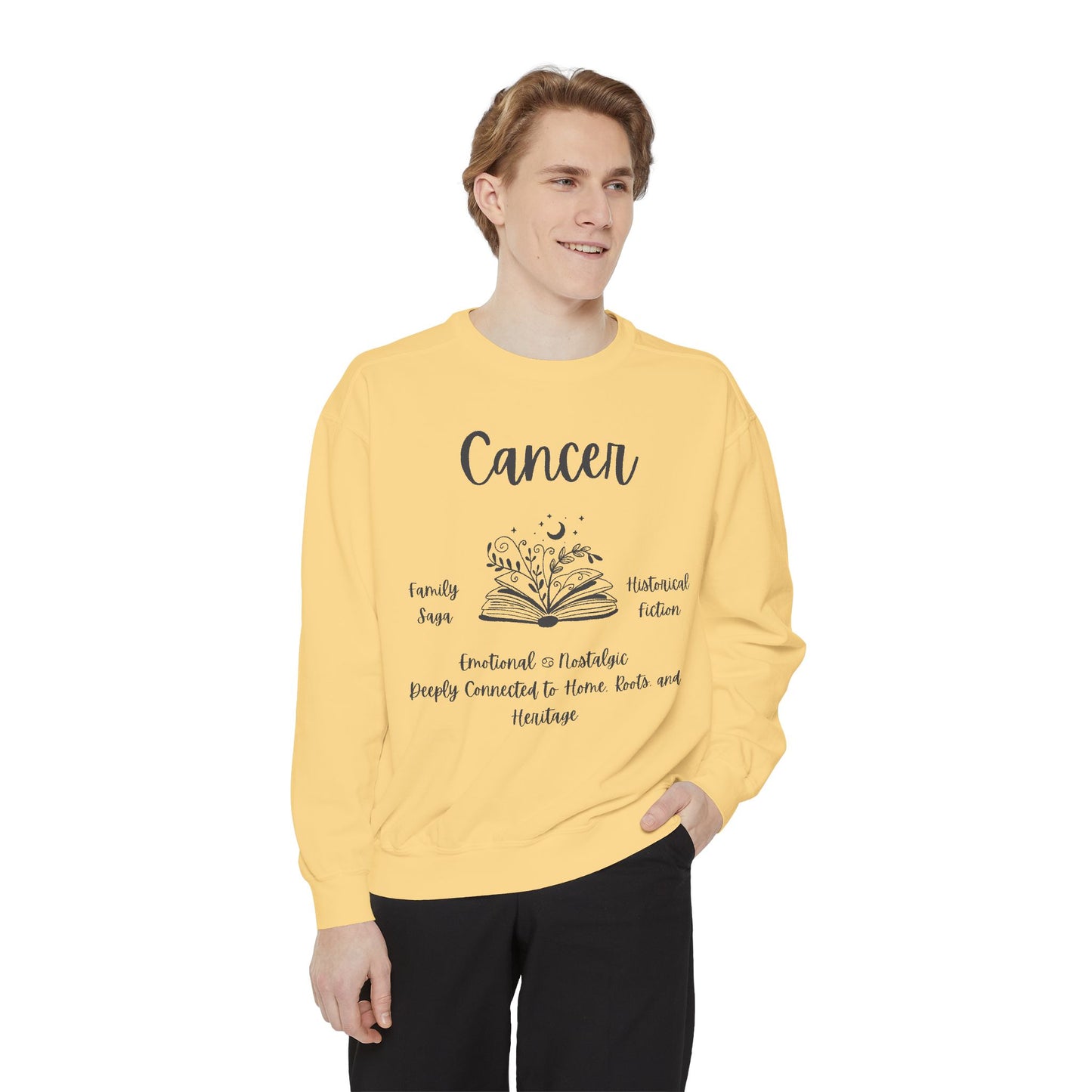 Cancer Zodiac Sweatshirt, Unisex Astrology Apparel, Vintage-Style Gift, Cozy Astrology Sweatshirt, Perfect for Zodiac Lovers, [...]