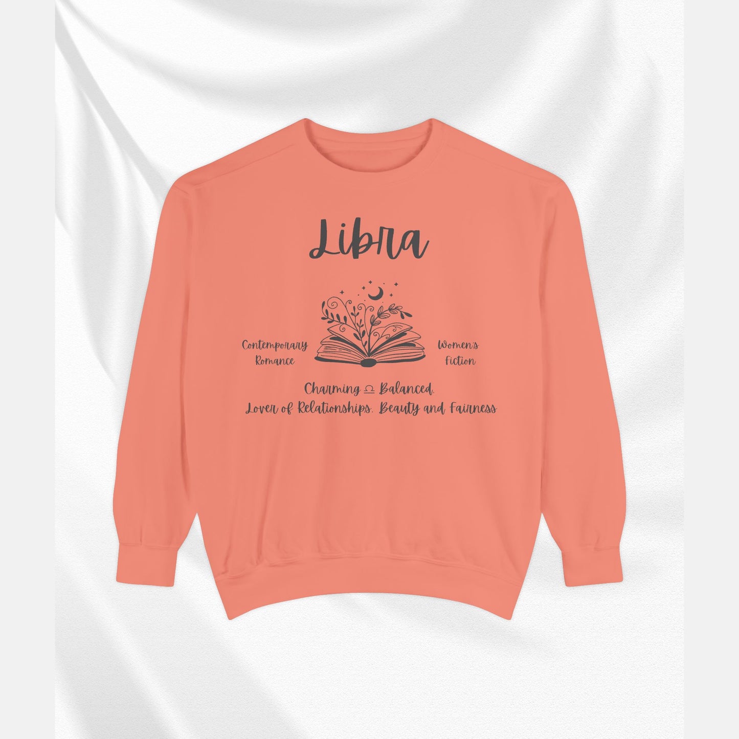 Libra Horoscope Sweatshirt | Cozy Astrology Gift, Unisex Fashion, Balanced Energy Apparel, Birthday Present, Zodiac Style