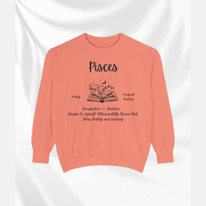 Pisces Booklover Sweatshirt, Booklover sweatshirt for everyday