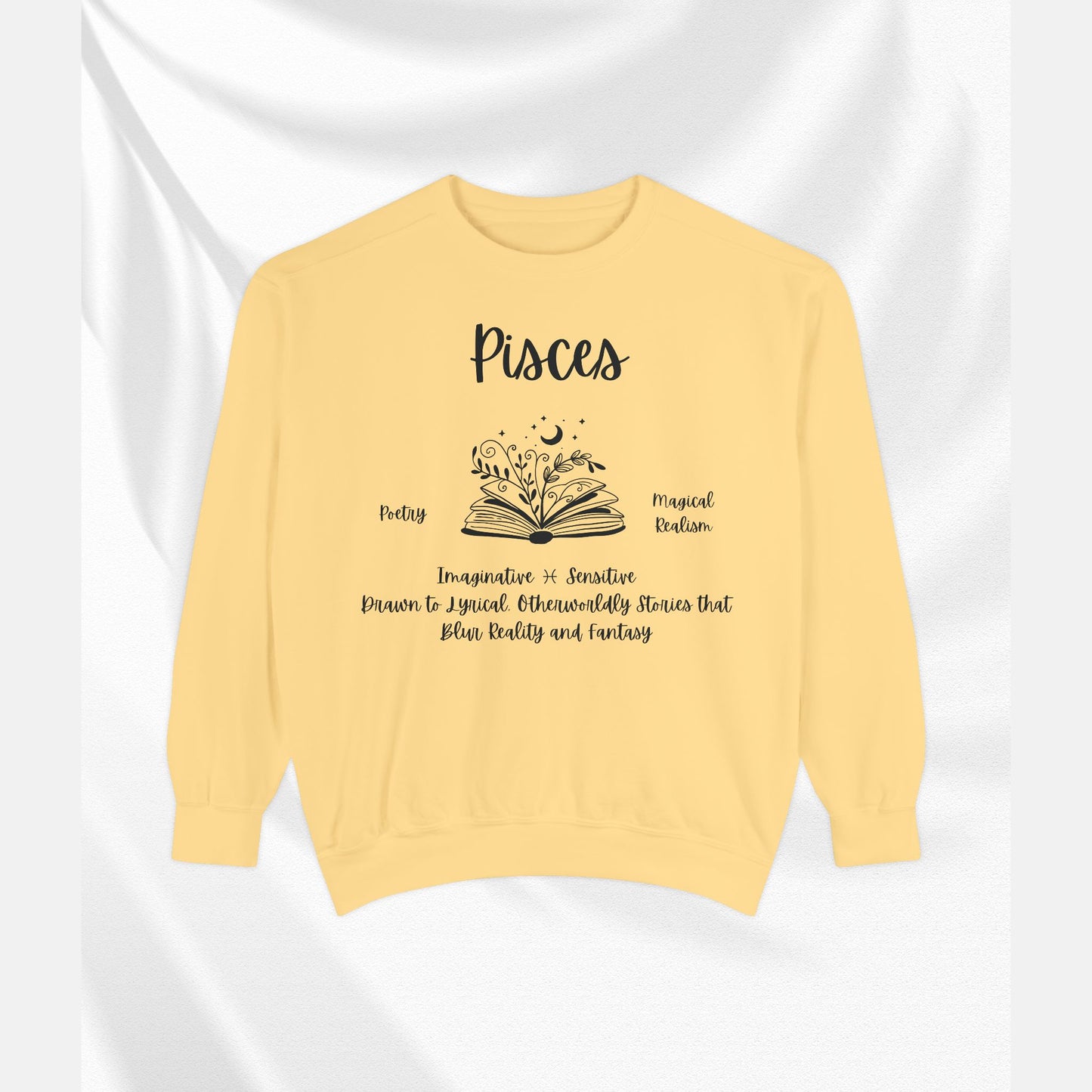 Pisces Booklover Sweatshirt, Booklover sweatshirt for everyday