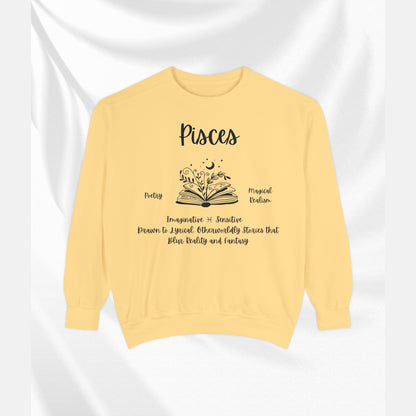 Pisces Booklover Sweatshirt, Booklover sweatshirt for everyday