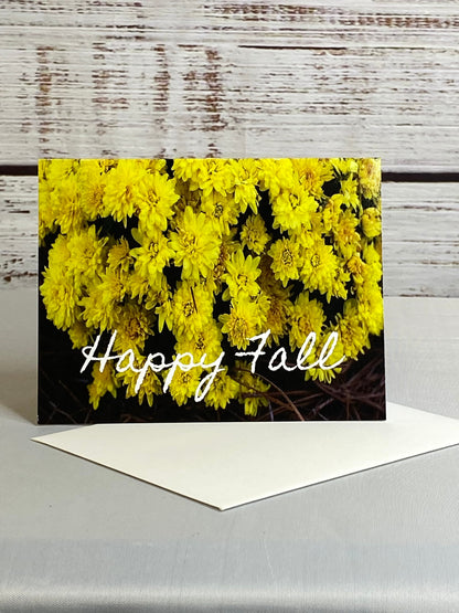 Floral Fall Notecards: Blank Inside, Set of 6