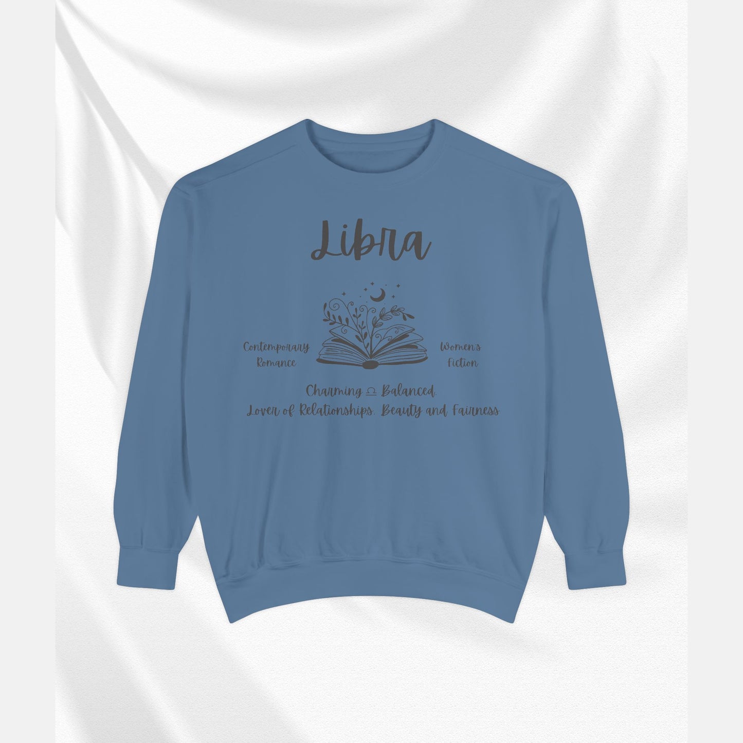 Libra Horoscope Sweatshirt | Cozy Astrology Gift, Unisex Fashion, Balanced Energy Apparel, Birthday Present, Zodiac Style