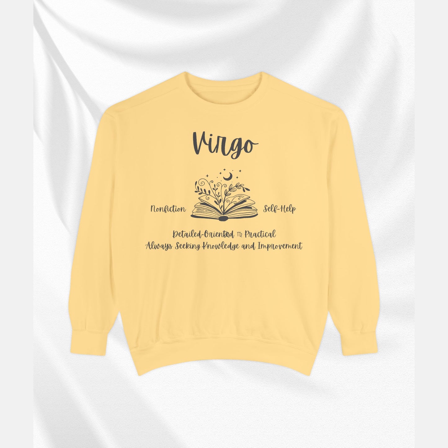 Virgo Zodiac Book Lover Sweatshirt