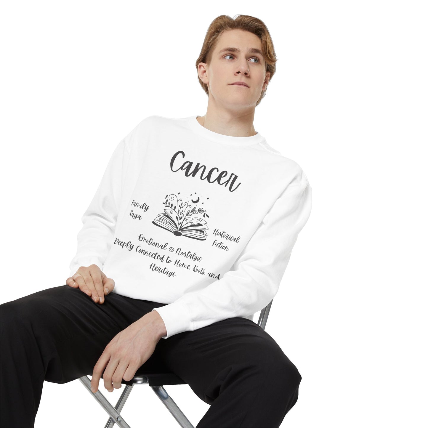Cancer Zodiac Sweatshirt, Unisex Astrology Apparel, Vintage-Style Gift, Cozy Astrology Sweatshirt, Perfect for Zodiac Lovers, [...]