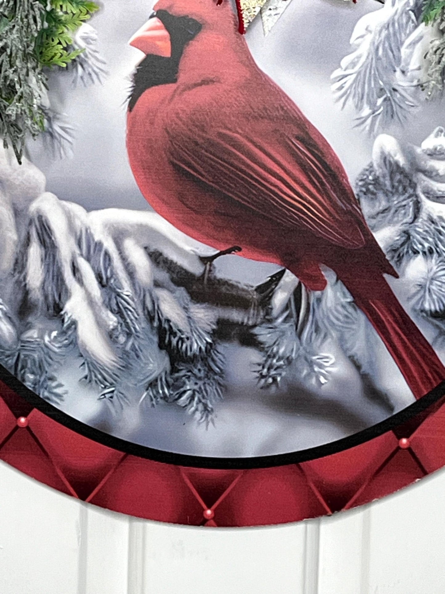 Christmas Cardinal door hanger, Cardinal door hanger, Cardinal, Cardinal decor