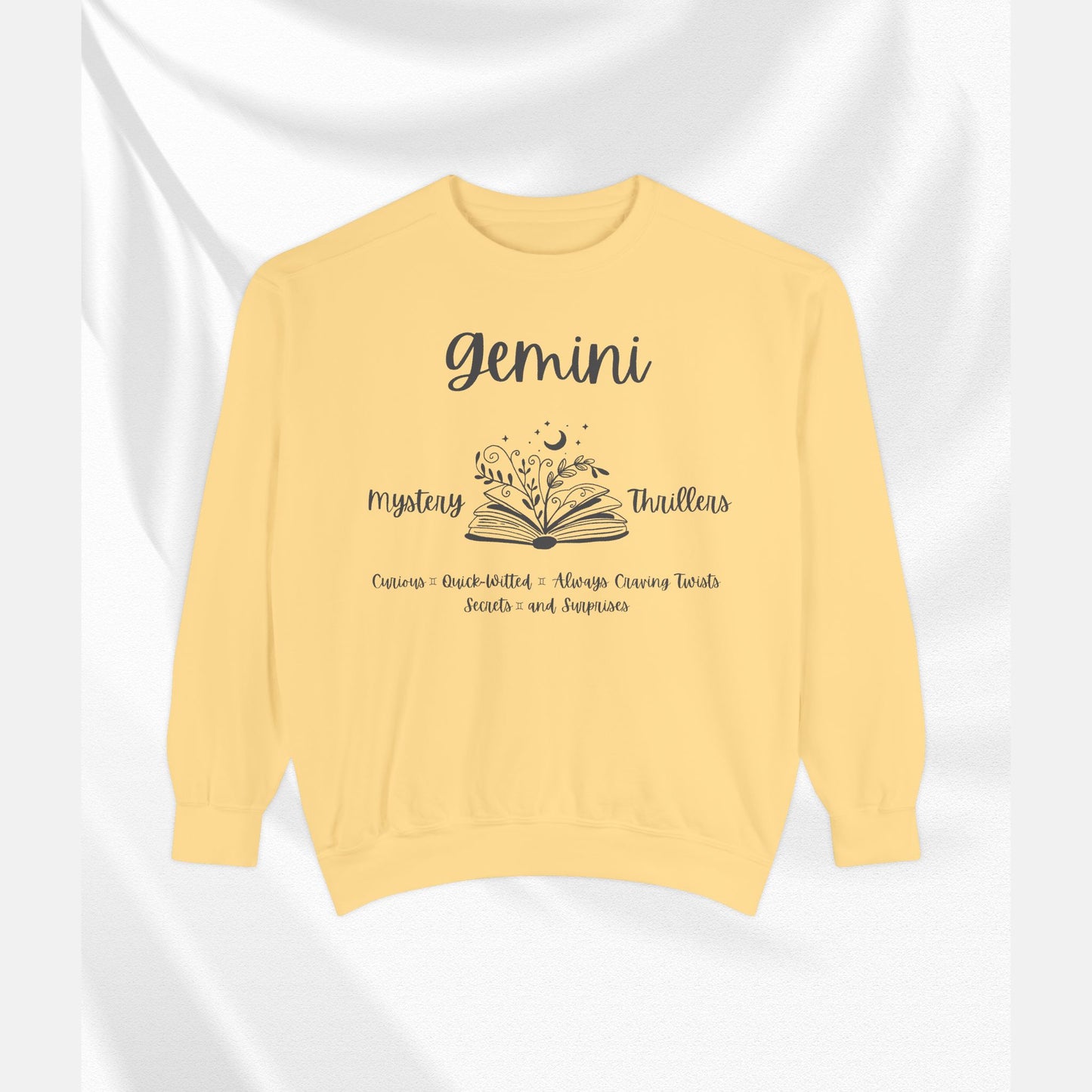Gemini Book Lover Sweatshirt