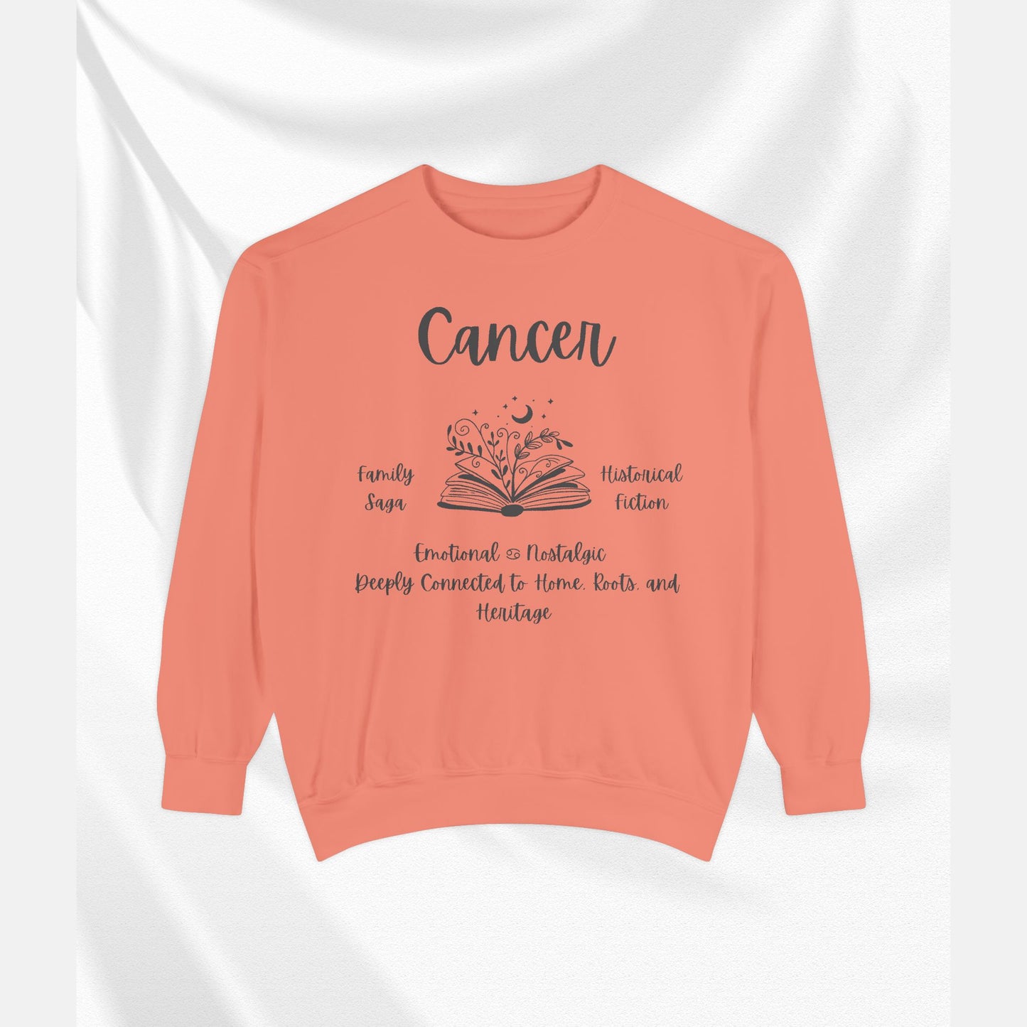 Cancer Zodiac Sweatshirt, Unisex Astrology Apparel, Vintage-Style Gift, Cozy Astrology Sweatshirt, Perfect for Zodiac Lovers, [...]