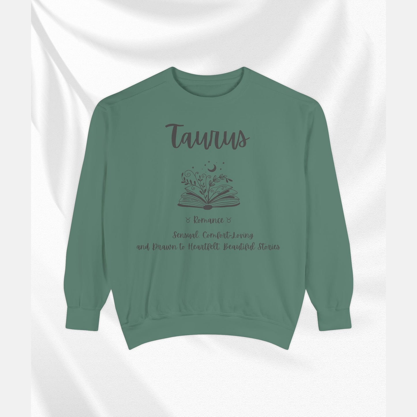 Taurus Astrology Sweatshirt | Cozy Garment-Dyed Unisex Pullover, Horoscope Gift, Astrology Apparel, Comfortable Layer, Birthday Gift