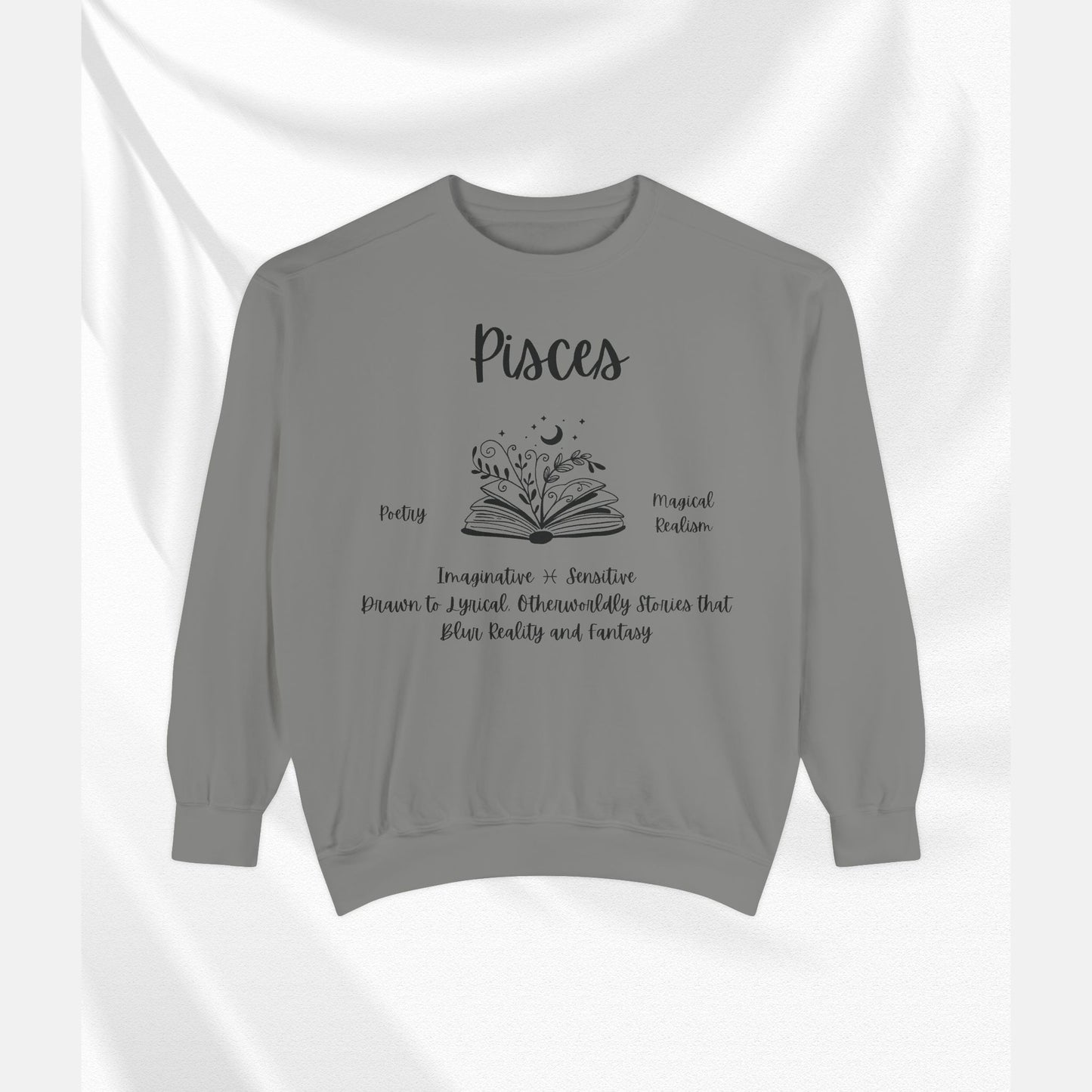 Pisces Booklover Sweatshirt, Booklover sweatshirt for everyday