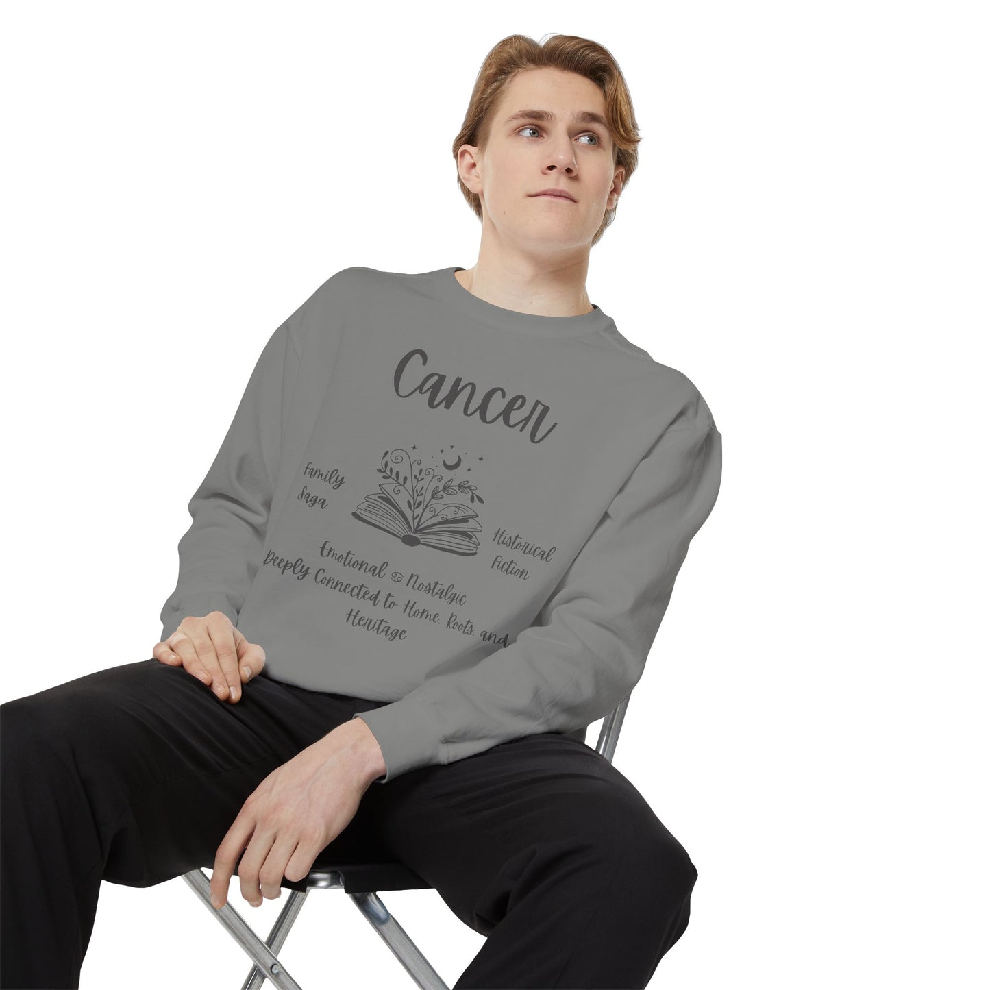 Cancer Zodiac Sweatshirt, Unisex Astrology Apparel, Vintage-Style Gift, Cozy Astrology Sweatshirt, Perfect for Zodiac Lovers, [...]