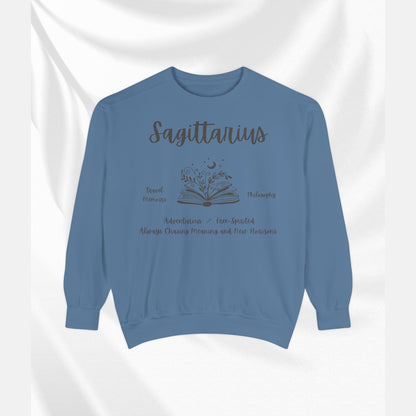 Sagittarius Astrology Sweatshirt, Cozy Unisex Style, Gift for Astrology Lovers, Zodiac Apparel, Astrology Birthday Gift