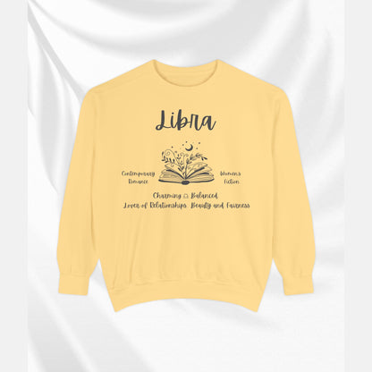 Libra Horoscope Sweatshirt | Cozy Astrology Gift, Unisex Fashion, Balanced Energy Apparel, Birthday Present, Zodiac Style