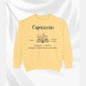 Capricorn Book Lover Sweatshirt, Capricorn zodiac long sleeve sweatshirt