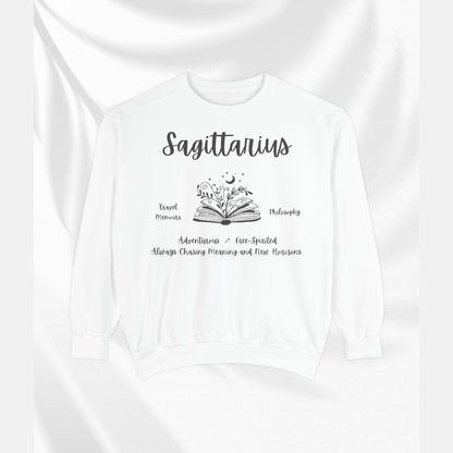 Sagittarius Astrology Sweatshirt, Cozy Unisex Style, Gift for Astrology Lovers, Zodiac Apparel, Astrology Birthday Gift