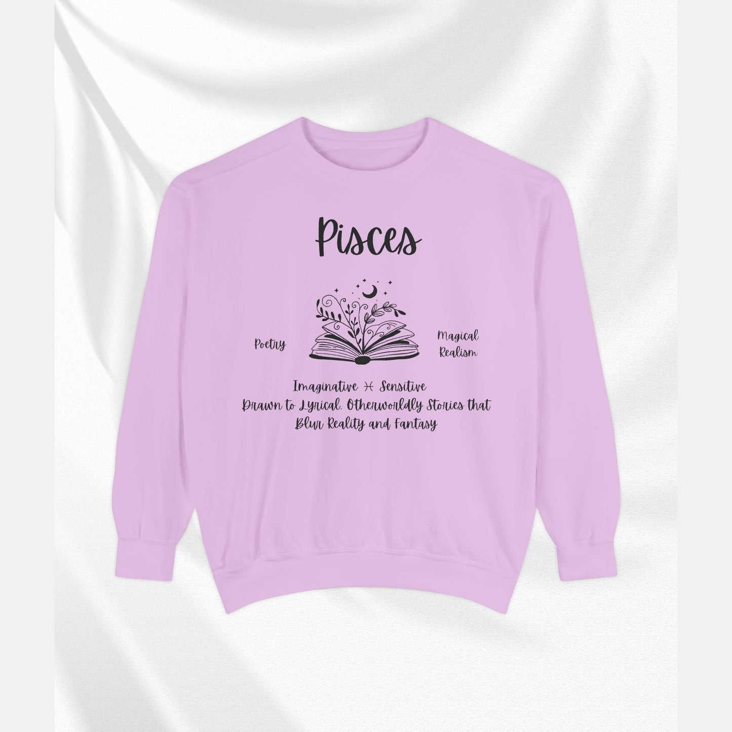 Pisces Booklover Sweatshirt, Booklover sweatshirt for everyday