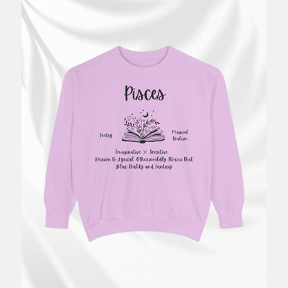 Pisces Booklover Sweatshirt, Booklover sweatshirt for everyday
