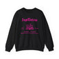 Sagittarius Book Lover Sweatshirt,  Black,  White or Light Pink, Bright Pink Design