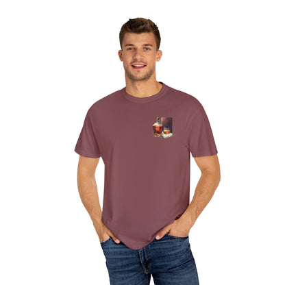 Neat Whiskey Unisex T-shirt Garment-Dyed for Whiskey Lovers