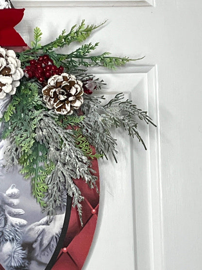 Christmas Cardinal door hanger, Cardinal door hanger, Cardinal, Cardinal decor